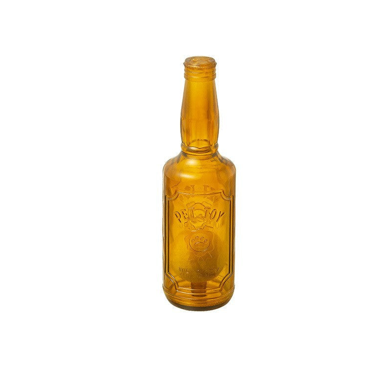 Bottle Ball Dog Toy - Brown