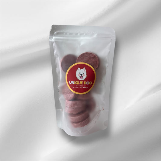 Unique Dog Freeze-Dried Dragon Fruit Round Bites