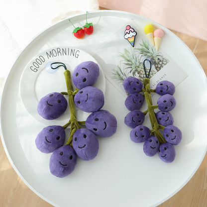 "Vineyard Smiles" Grape Cluster Pet Toys