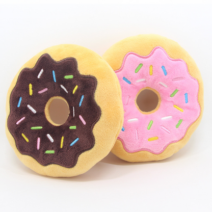 "Squeaky Sweet Treat" Donut Toy