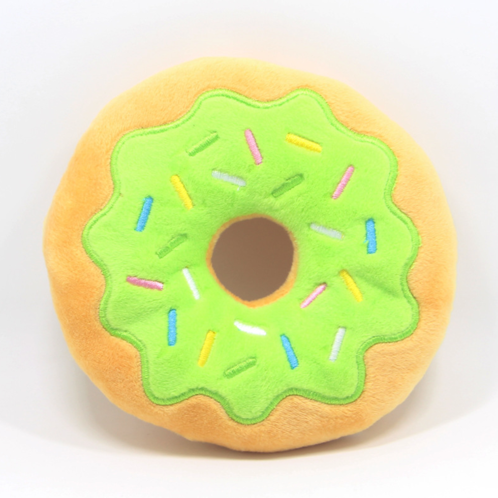 "Squeaky Sweet Treat" Donut Toy