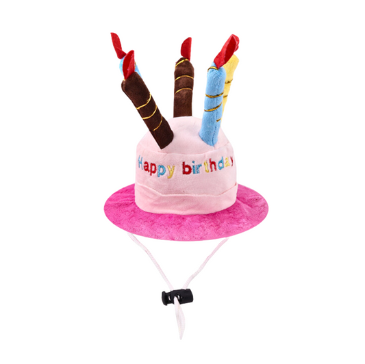 Birthday Hat for Dogs - Pink Delight