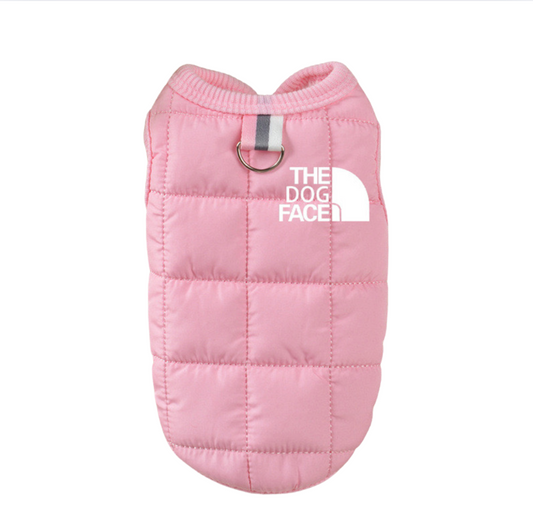 Plush-Lined Puffer Vest - Pink