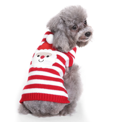 Xmas Pet Jumper - Santa Stripe Jumper
