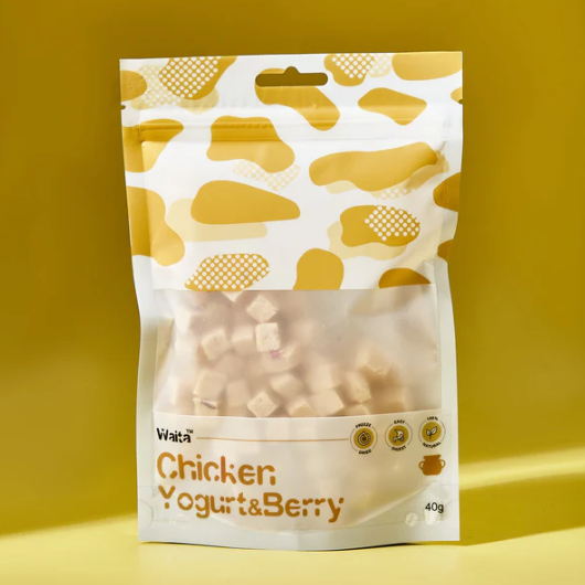 Waita Freeze Dried Chicken, Yogurt & Berry 40g