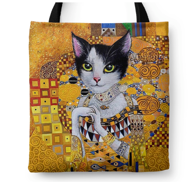 Cats Tote Bags - Art Masterpiece Cat Tote Collection