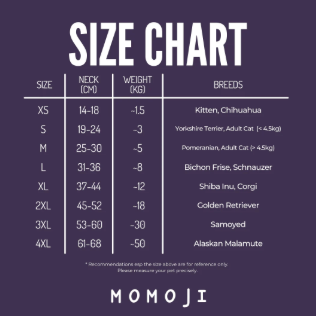 Momoji Phillip Pet Bib for Cats & Small Dogs