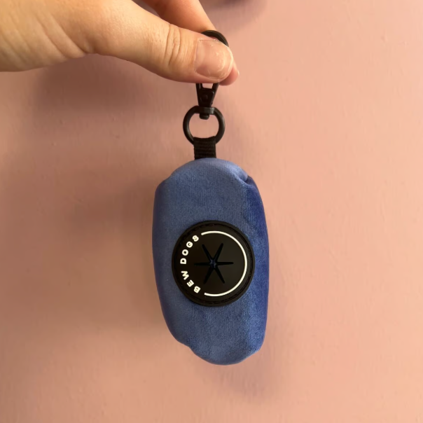 Midnight Velvet Poo Bag Holder