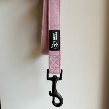 Rose Velvet Dog Lead