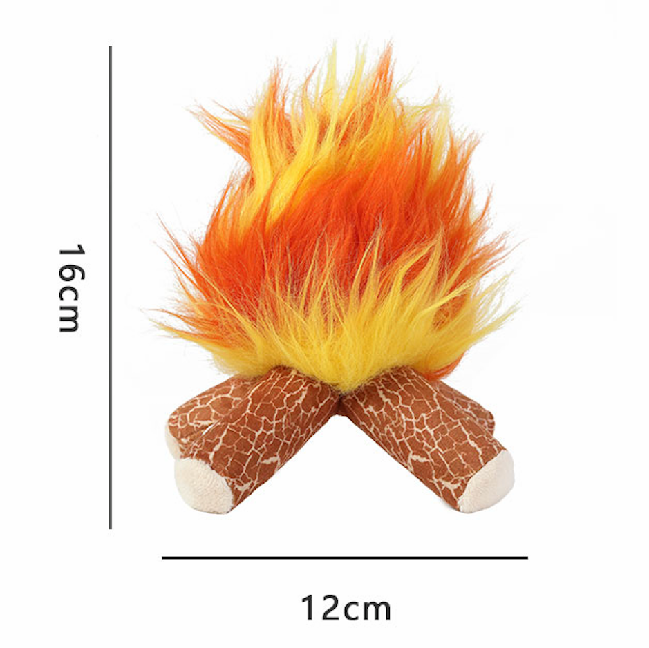 Prehistoric Play Dog Toy - Campfire