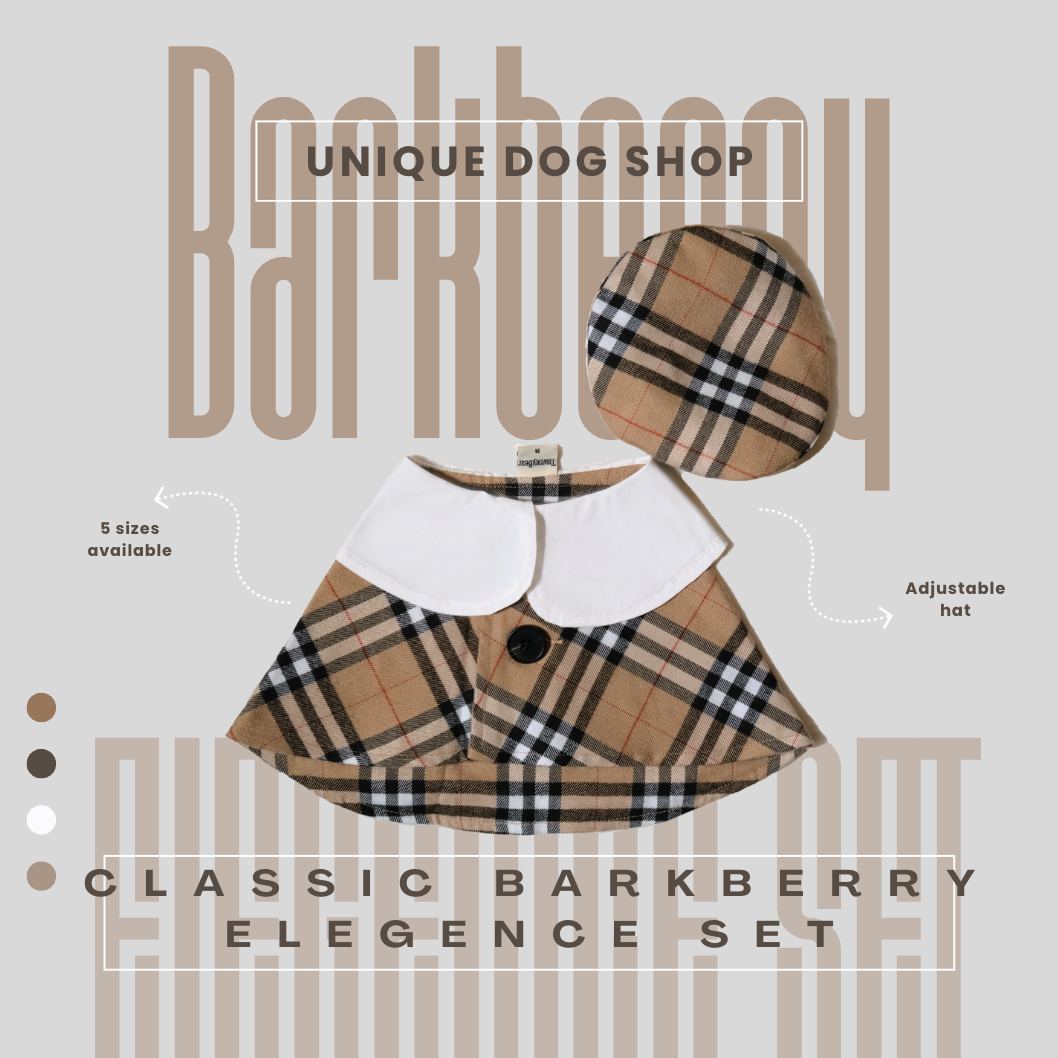 Classic Barkberry Elegance Set with Adjustable Hat