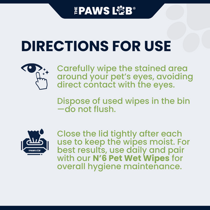 N°8 Tear Stain Wipes (50 pcs)