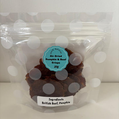 Air-Dried Pumpkin & Beef Crisps / 20g