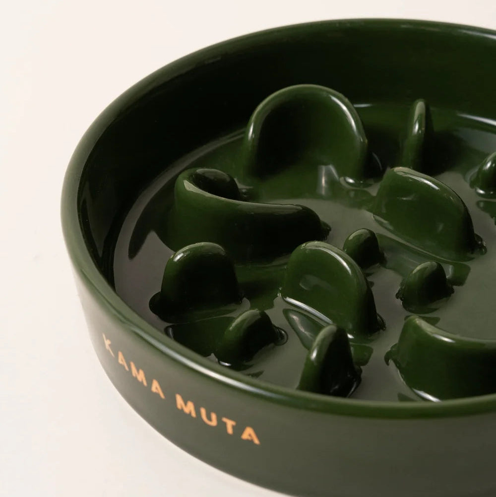 Bone · Slow Feeder Bowl - Medog Green L