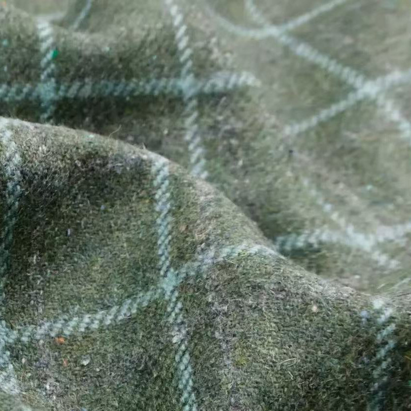 Unique Dog Vintage  - Light Green Tweed Coat