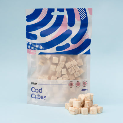 Freeze Dried Cod Cubes 40g