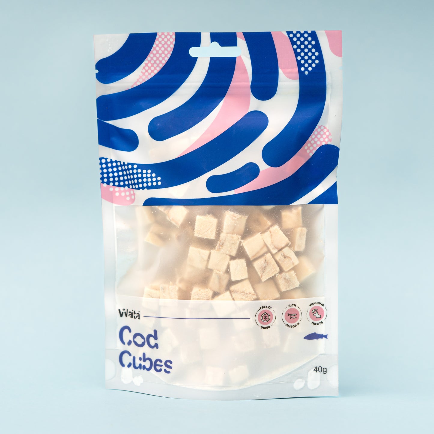 Freeze Dried Cod Cubes 40g