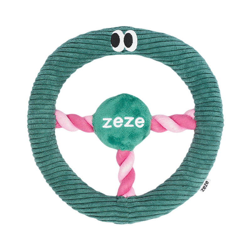Didi Steering Wheel Rope Dog Toy (Dark Green)