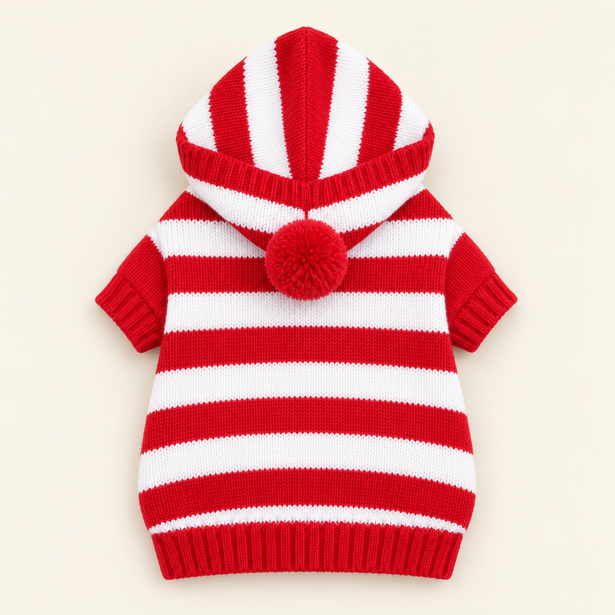 Xmas Pet Jumper - Candy Cane Stripe Jumper