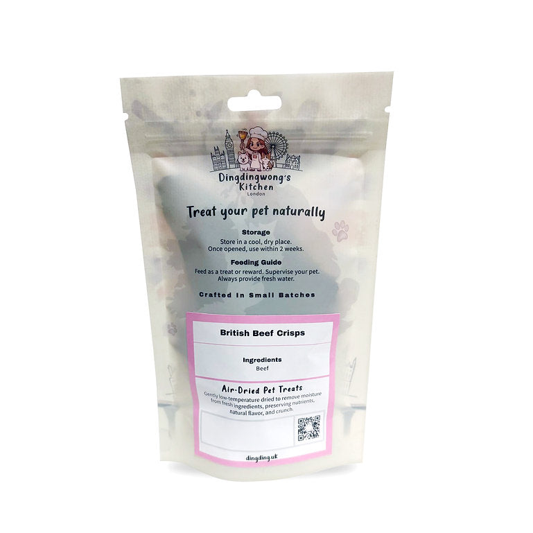 Air-Dried British Beef Crisps / 30g