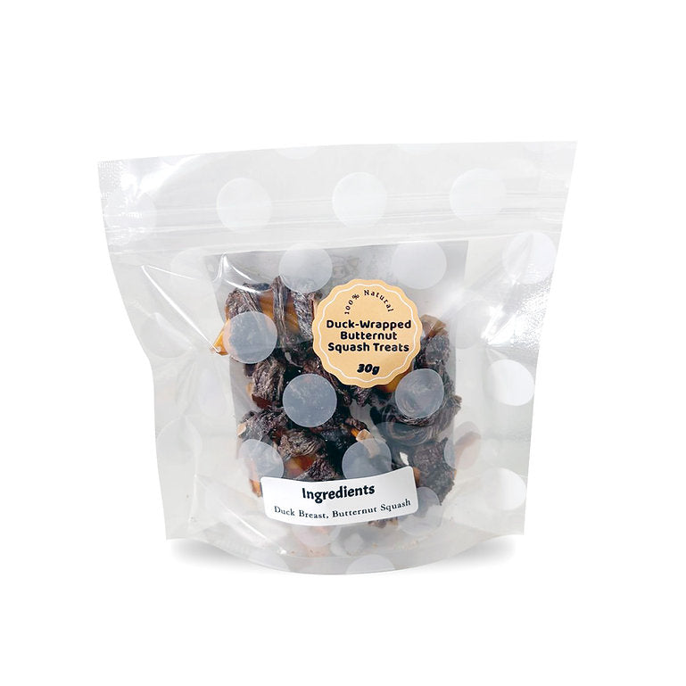 Air-Dried Duck-Wrapped Butternut Squash Treats / 30g