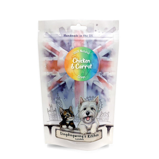 Air-Dried Chicken & Carrot Chips / 20g