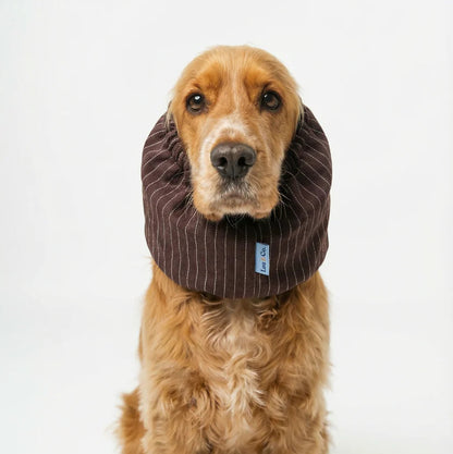 Dog Snood Brown Stripes