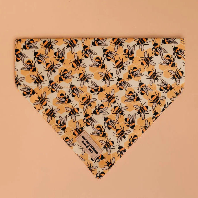 Honey Bee Hive Dog Bandana