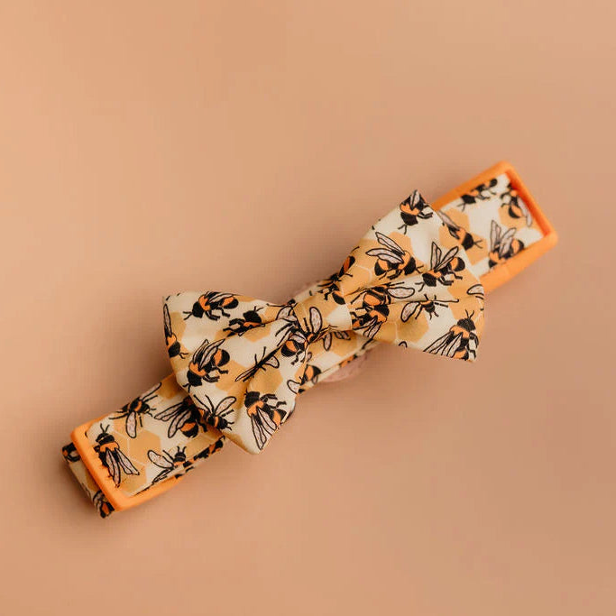 Honey Bee Hive Dog Bow Tie