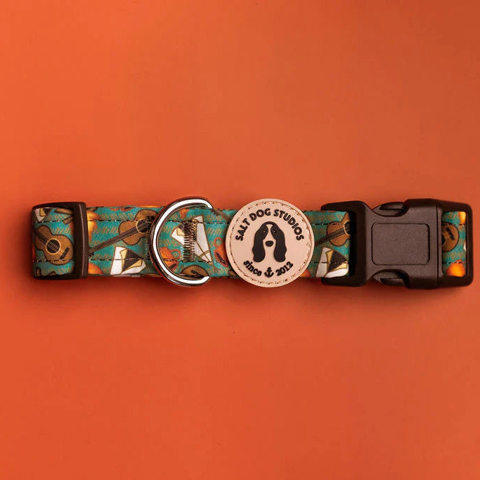 Mountain Camp Out Dog Collar