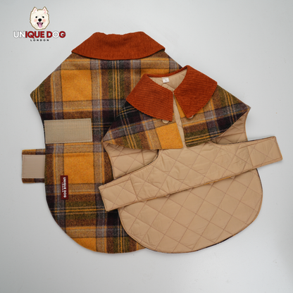 British Countrywear - The Squire Yellow Padded Coat